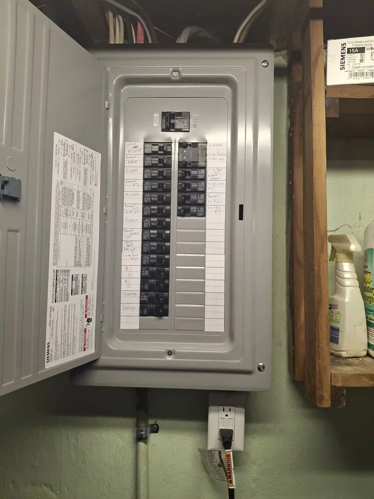 Slide of Family Heating, Cooling & Electrical