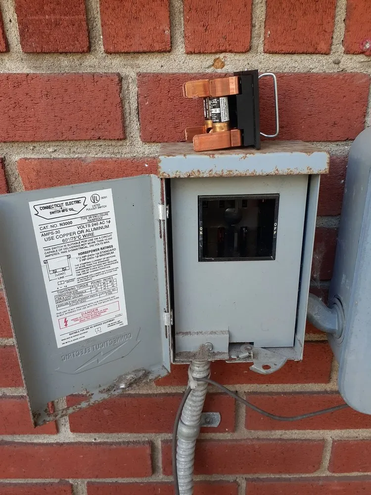 Slide of Family Heating, Cooling & Electrical