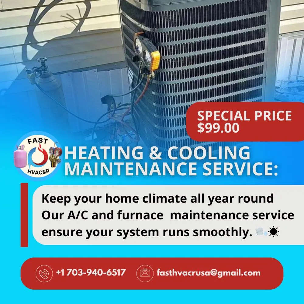 Slide of Fast HVAC&R Service