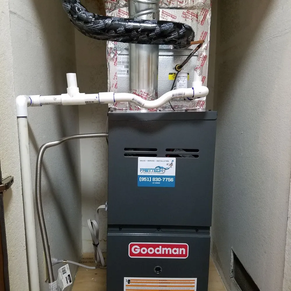 Slide of Fast Tech Heating and Cooling