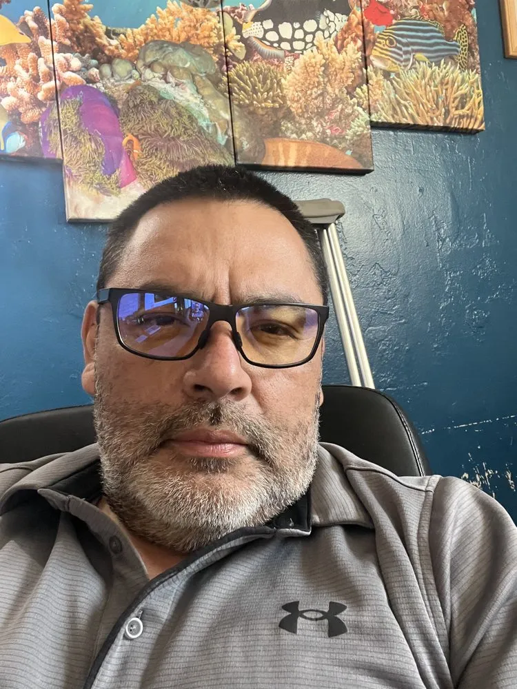 Slide of Father & Son Refreshing the Valley