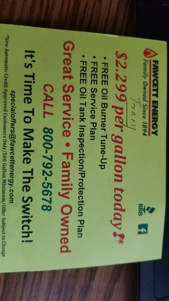 Slide of Fawcett Energy