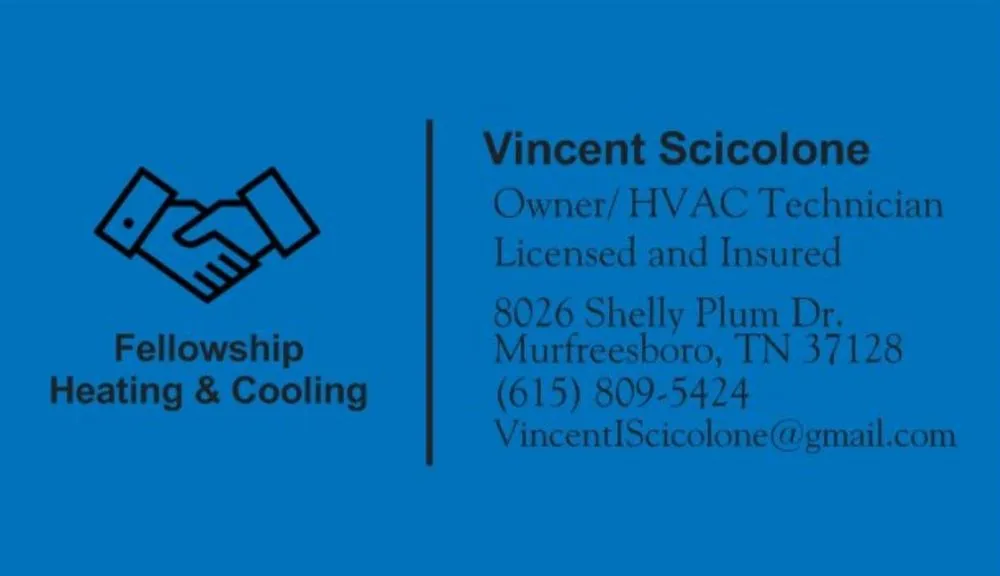 Slide of Fellowship Heating & Cooling
