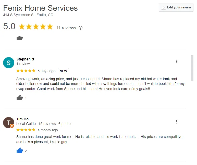 Slide of Fenix Home Services