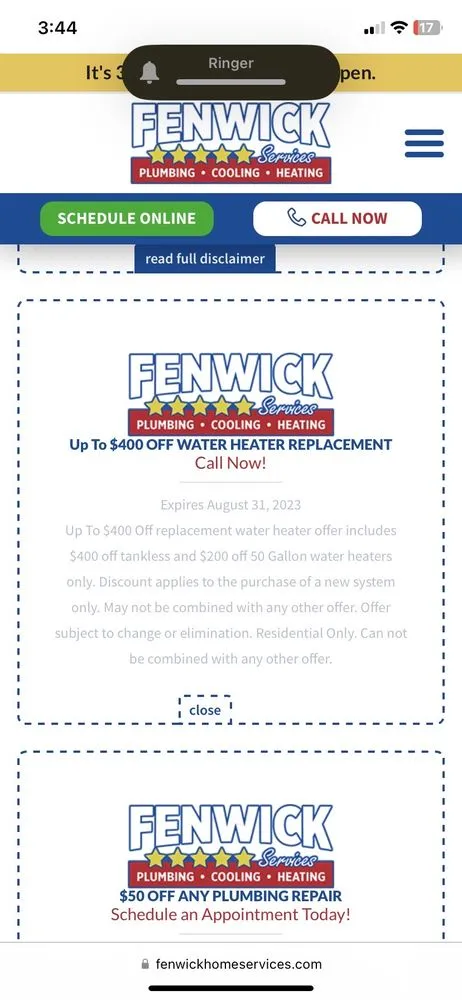 Slide of Fenwick Home Services