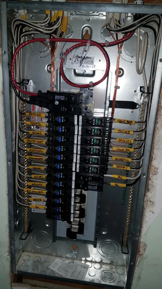 Slide of Fergus Griffin electrical