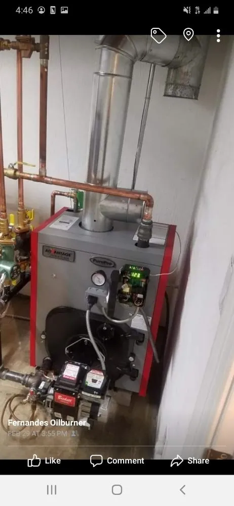 Slide of Fernandes Oil Burner Service