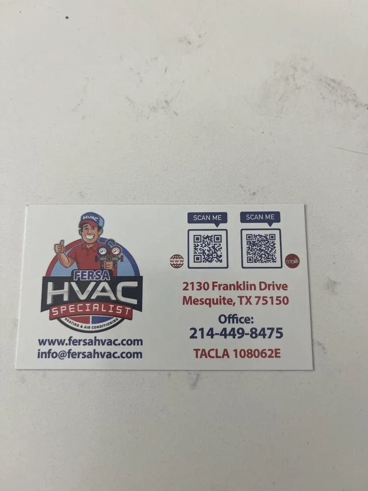 Slide of FERSA HVAC Heating & Air
