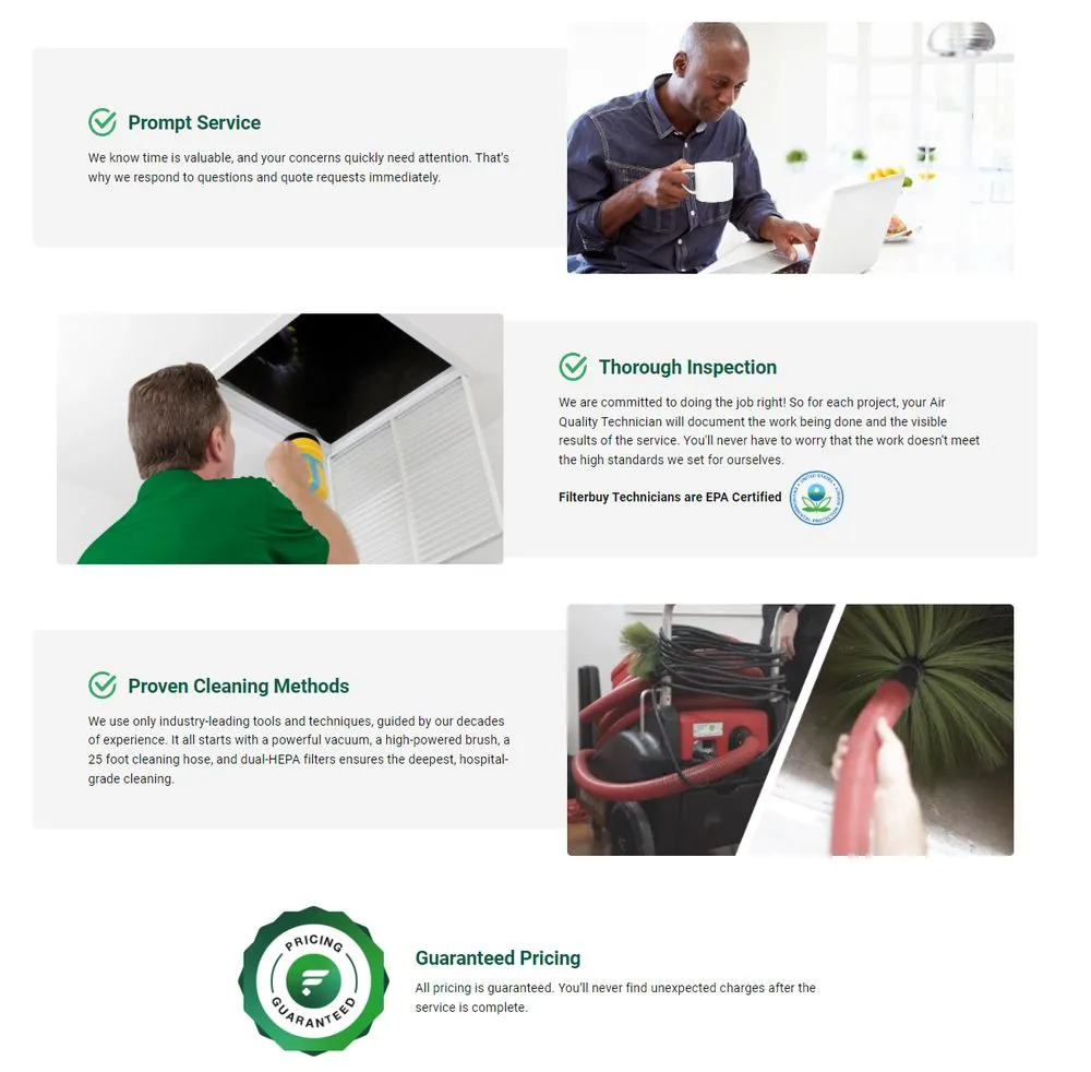 Slide of Filterbuy HVAC Solutions