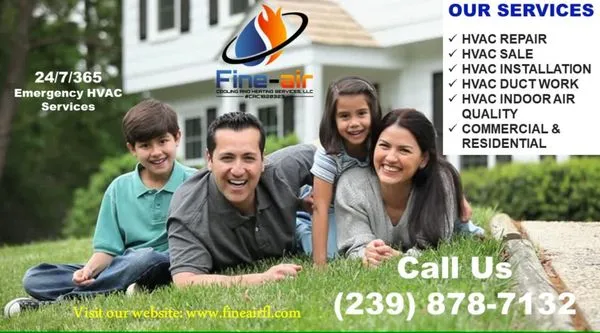 Fine Air Cooling And Heating Services Logo