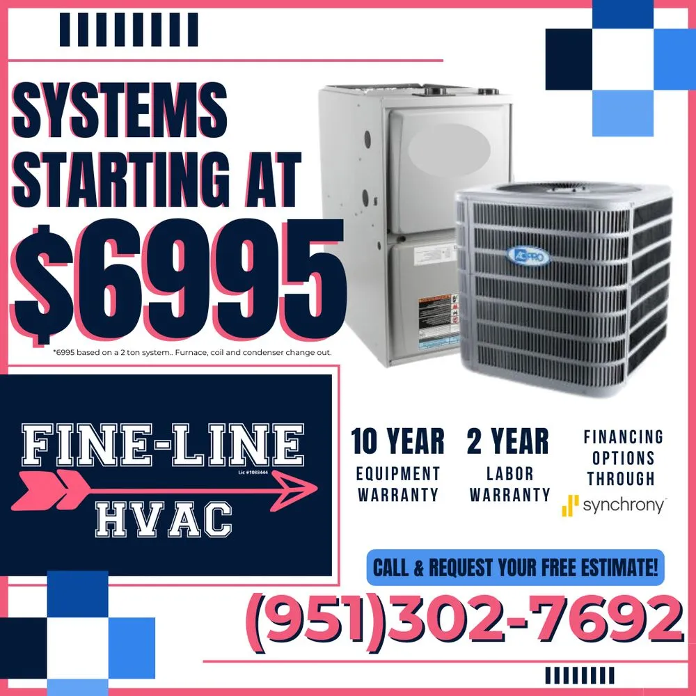 Slide of Fine Line HVAC