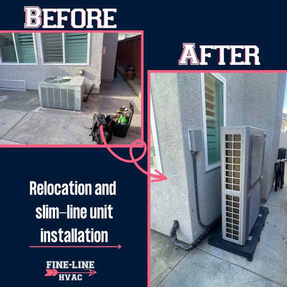 Slide of Fine Line HVAC