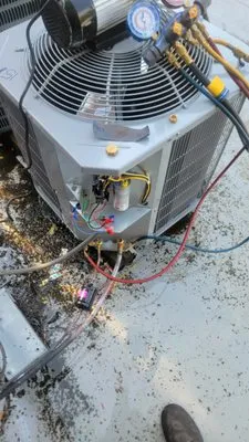 Finger's All Right Heating & Cooling Logo