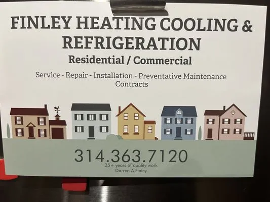 Finley Heating Cooling & Refrigeration Logo