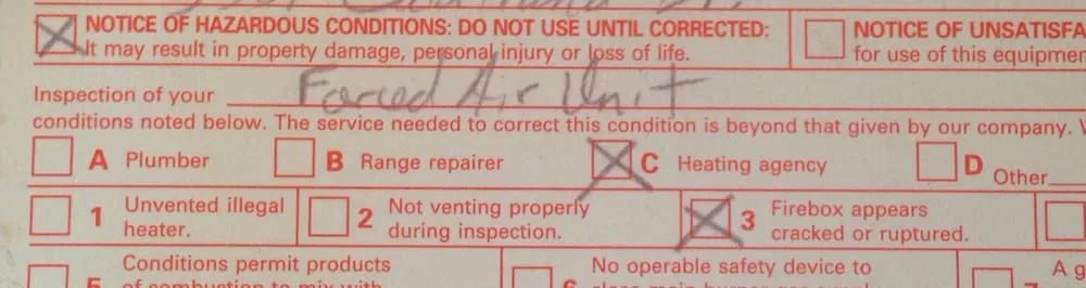 Slide of Fire & Ice Heating & Air Conditioning