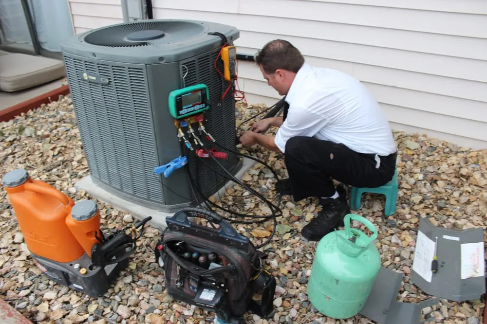 Slide of Fire & Ice Heating and Air