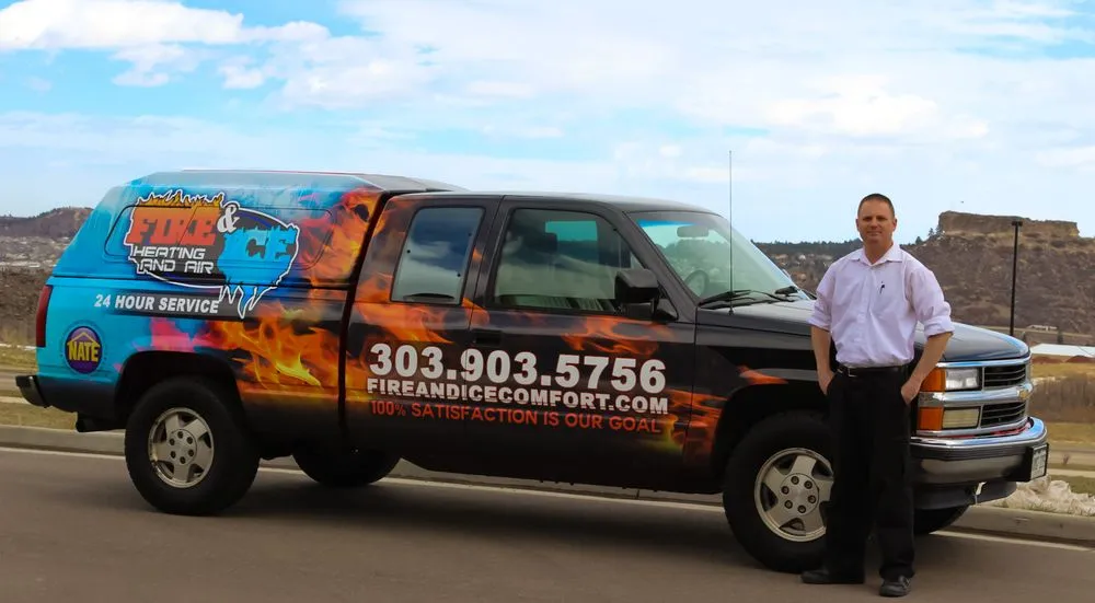 Slide of Fire & Ice Heating and Air