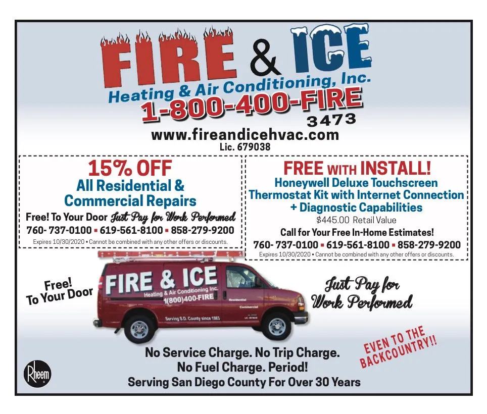 Slide of Fire & Ice Heating and Air Conditioning