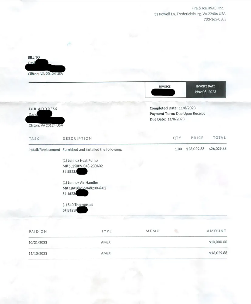 Slide of Fire & Ice HVAC