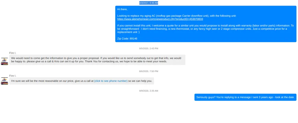 Slide of Fire N Ice Heating and Air Conditioning and Plumbing