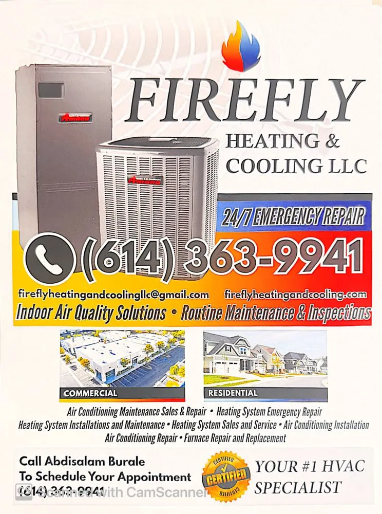 Slide of Firefly Heating & Cooling
