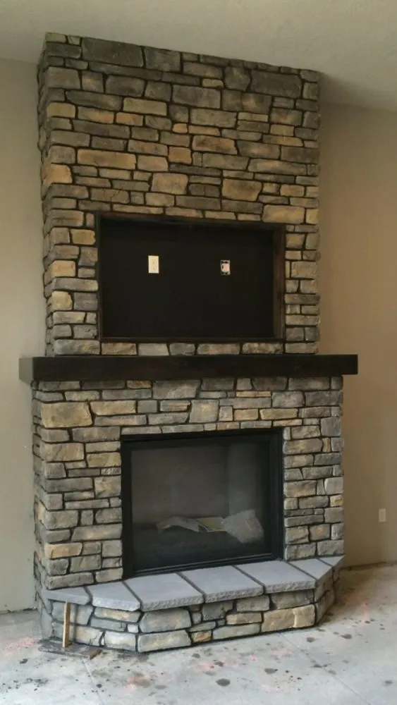 Slide of Fireplace Center
