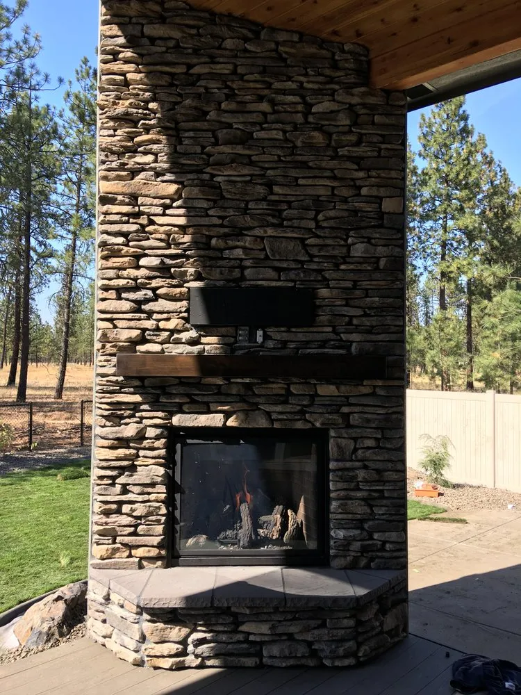 Slide of Fireplace Center