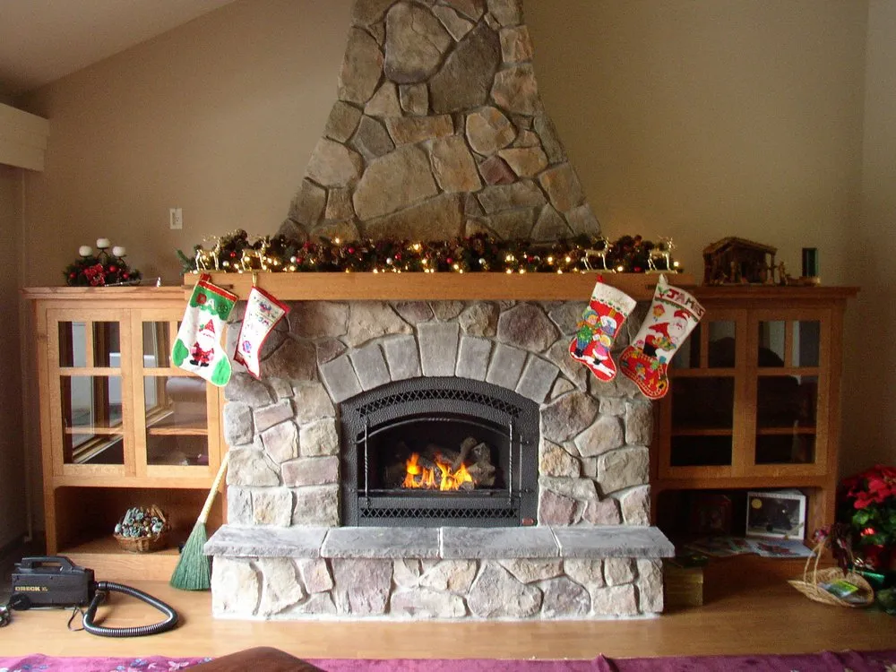 Slide of Fireplace Center