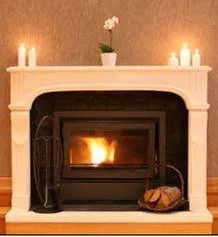 Slide of Fireplace Center
