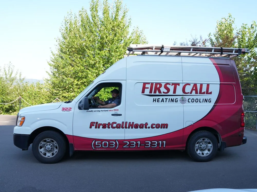 Slide of First Call Heating & Cooling