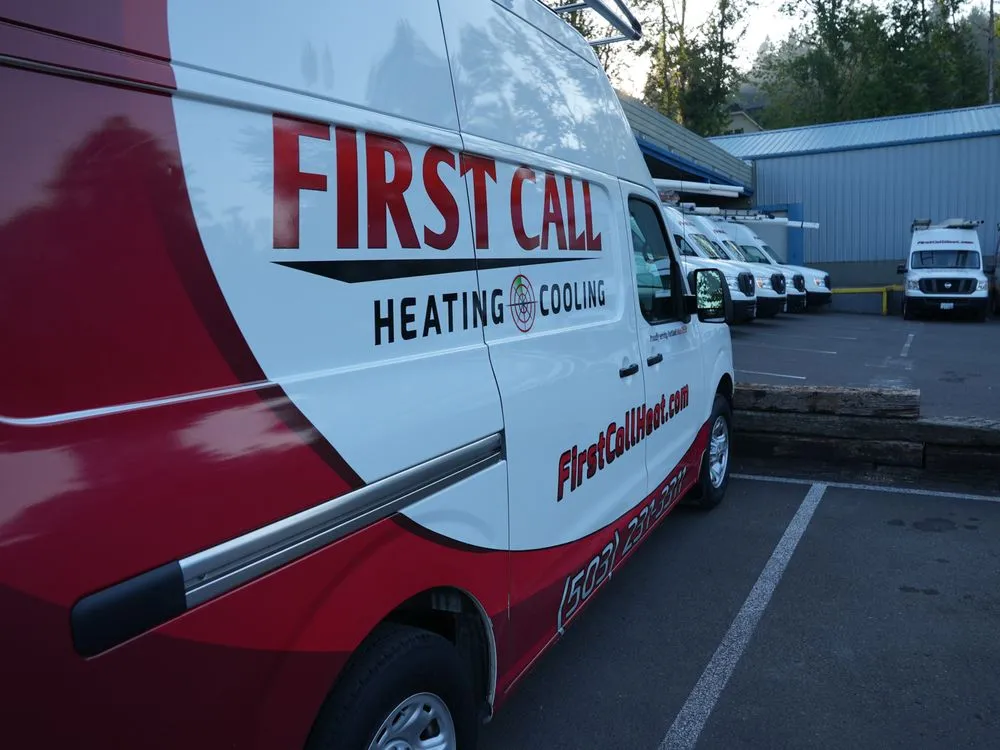 Slide of First Call Heating & Cooling