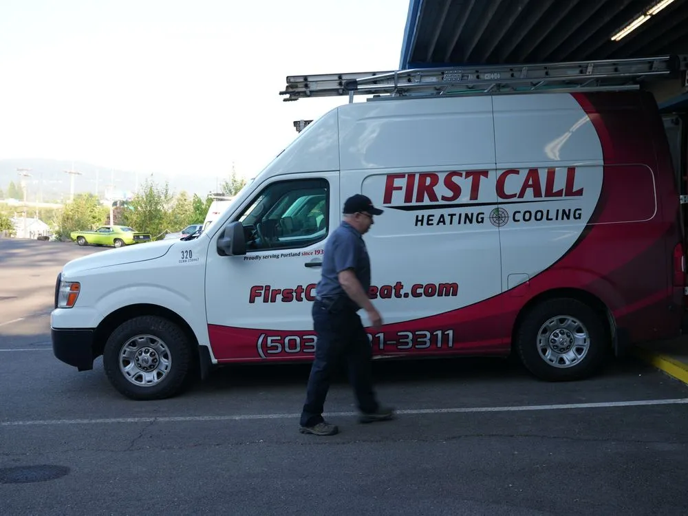 Slide of First Call Heating & Cooling