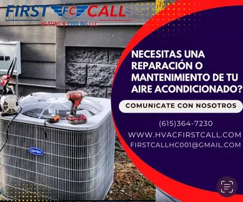 First Call Heatings And Cooling Logo
