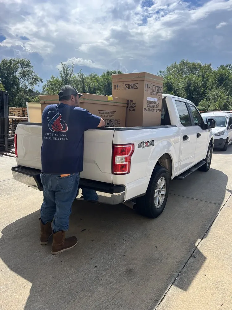 Slide of First Class A/C & Heating