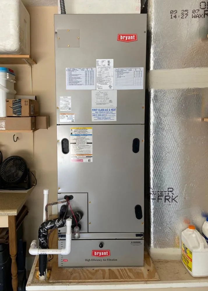 Slide of First Class AC and Heat