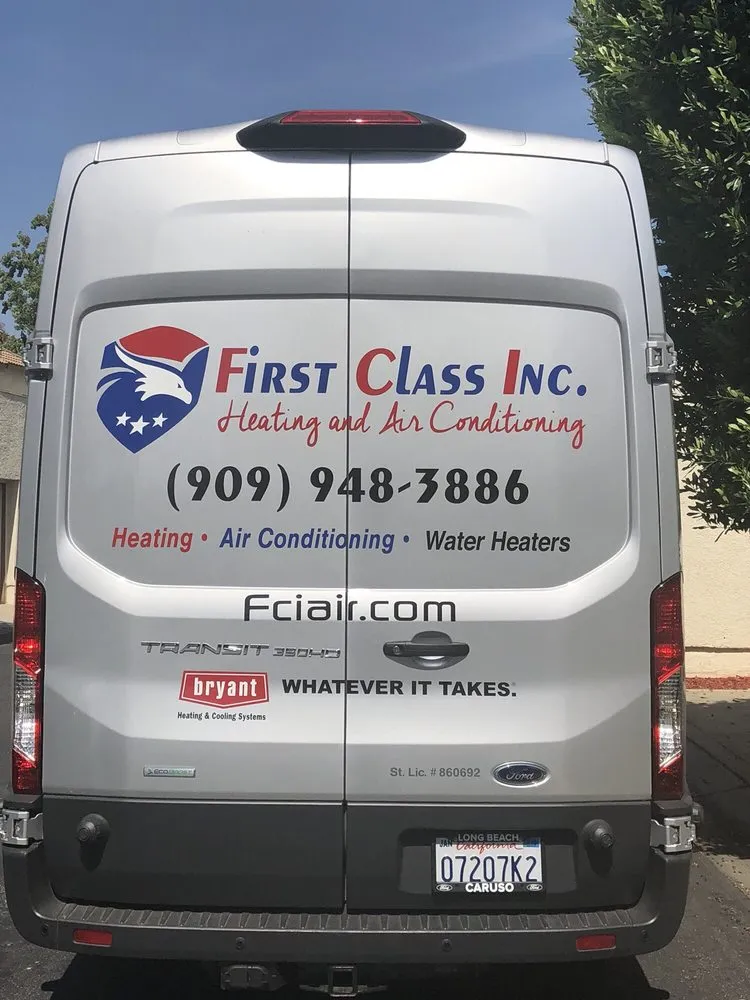 Slide of First Class Heating & Air Conditioning