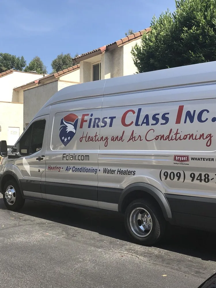 Slide of First Class Heating & Air Conditioning