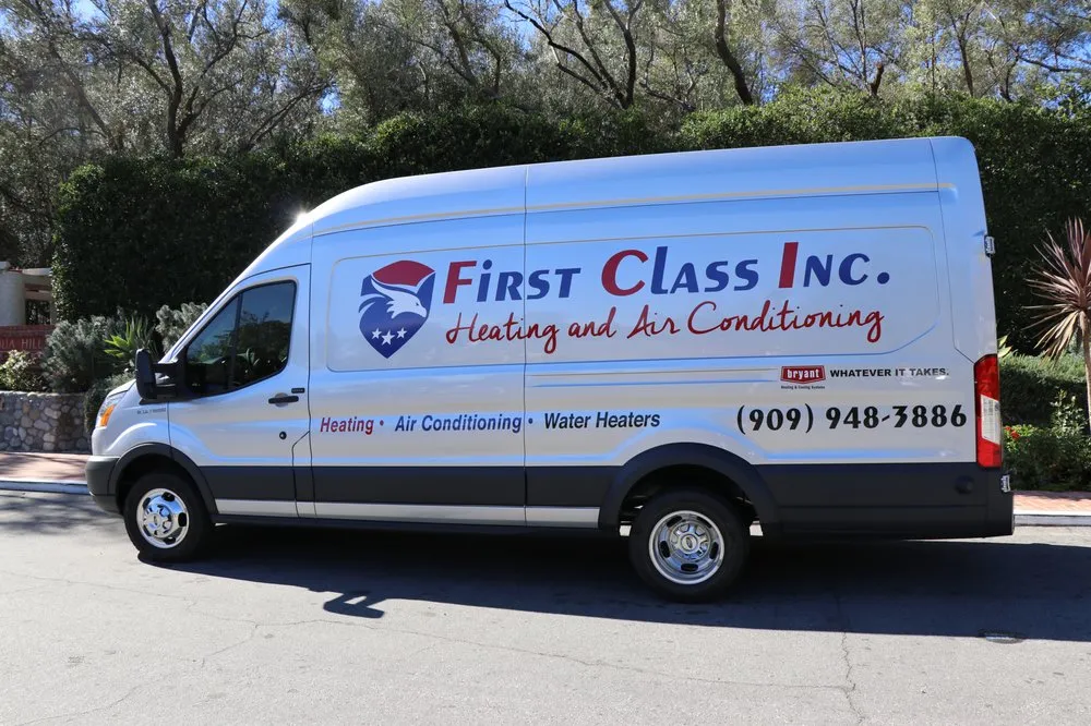 Slide of First Class Heating & Air Conditioning