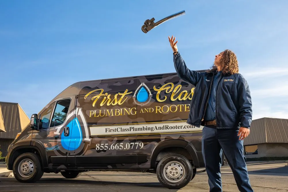 Slide of First Class Plumbing and Rooter