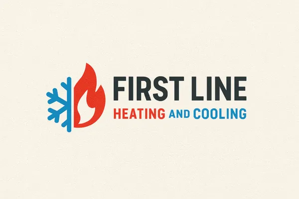 First Line Heating and Cooling Logo