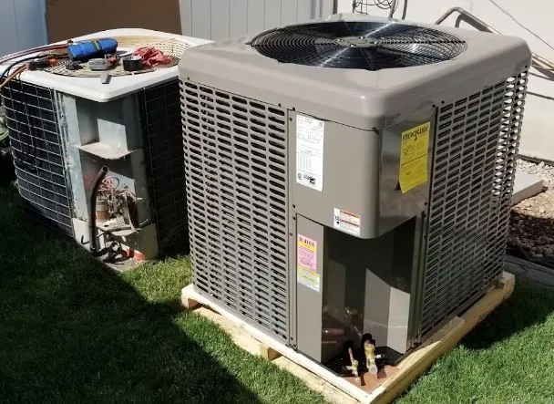 Slide of First Mechanical Heating And Cooling