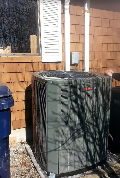 Slide of First Mechanical Heating And Cooling