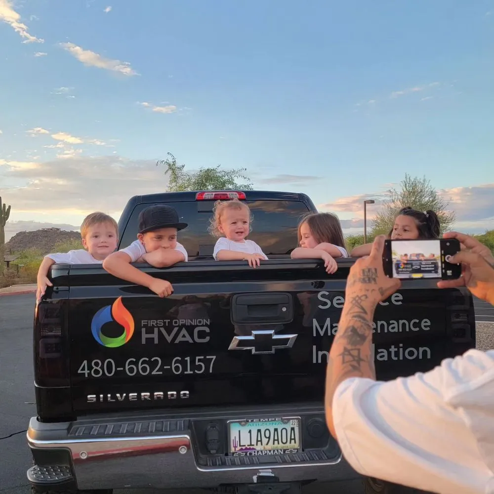 Slide of First Opinion HVAC