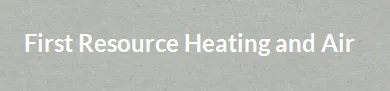 Slide of First Resource Heating and Air