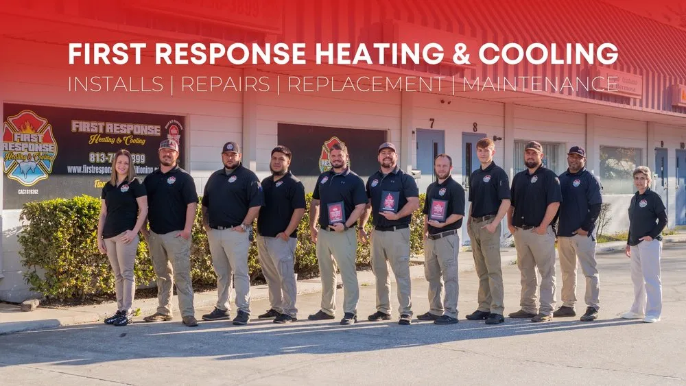 Slide of First Response Heating & Cooling