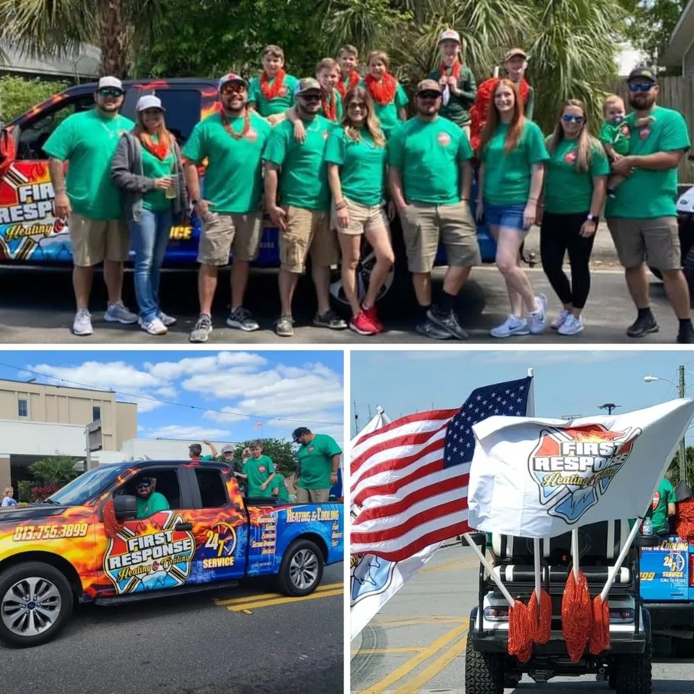 Slide of First Response Heating & Cooling