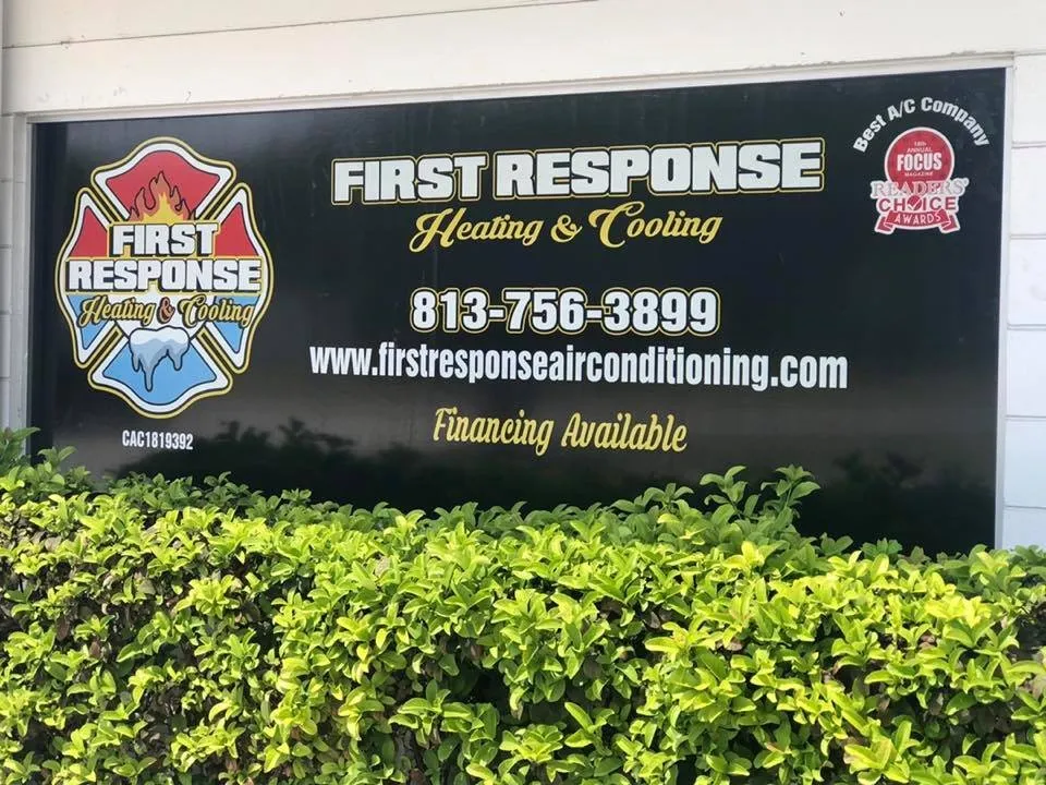 Slide of First Response Heating & Cooling