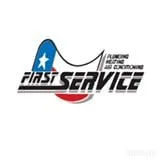 First Service Plumbing Heating and Air Conditioning Logo