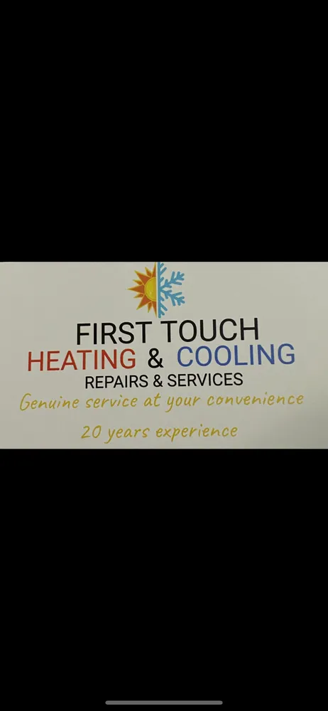 Slide of First Touch Heating & Cooling