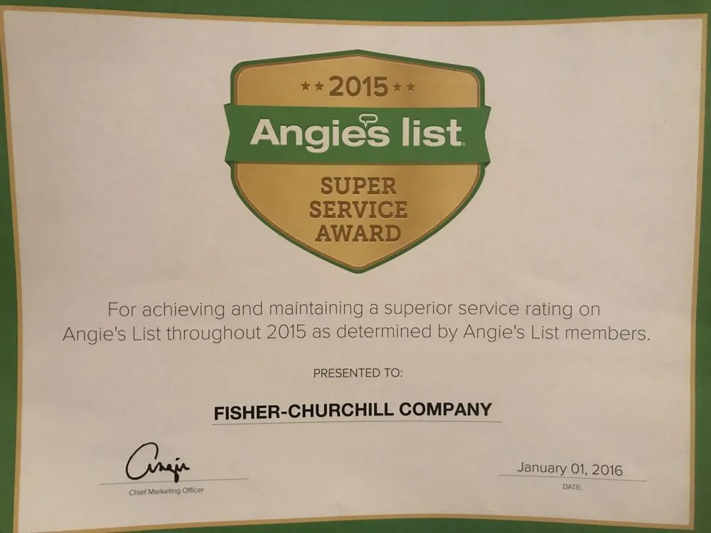 Slide of Fisher-Churchill Company